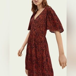 Scotch & Soda Fitted Waist Dress
